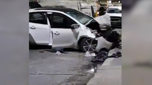 Así fue la persecución, tiroteo y choque en Floresta