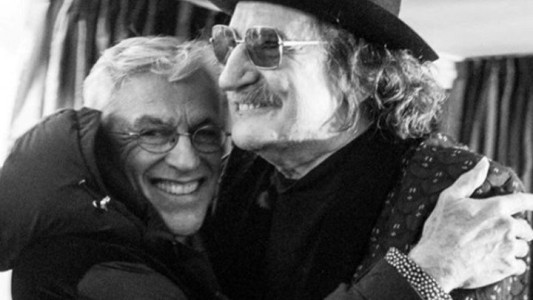 Reunión cumbre: el video del encuentro de Charly García con Caetano Veloso
