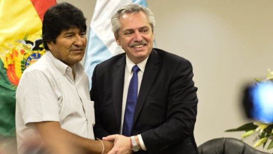Alberto Fernández  se reunió con Evo Morales en Bolivia