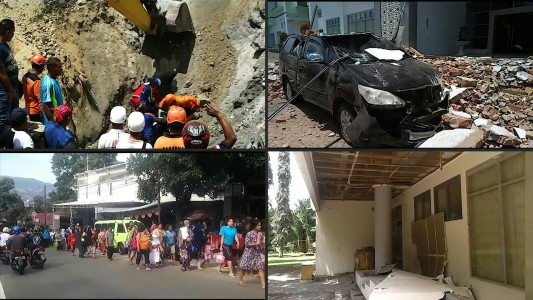 Al menos 20 muertos tras un terremoto en Indonesia