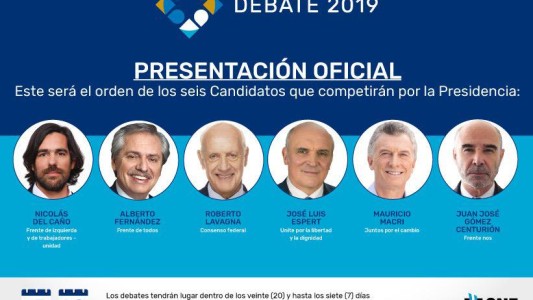 Elecciones 2019: así será el debate entre los seis candidatos a presidente