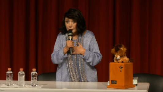 La emotiva despedida de la Chilindrina a su esposo