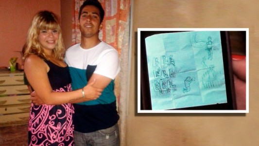 Un nene dibujó a su papá asesinado camino al cielo y su madre quedó detenida