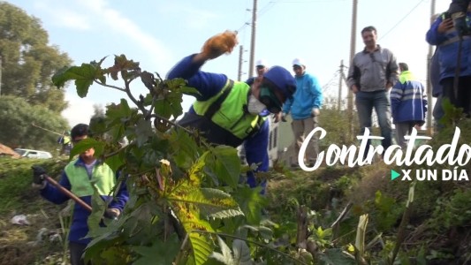 Roberto Funes Ugarte #ContratadoXUnDía para trabajar en el Riachuelo