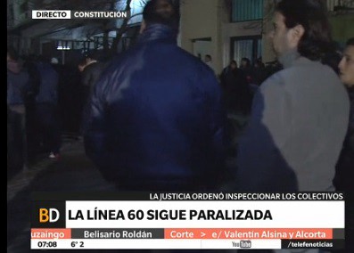 Principio de acuerdo en la línea 60: este miércoles se normalizaría el servicio