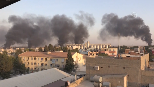 Empezaron los bombazos de la operación "Manantial de paz"