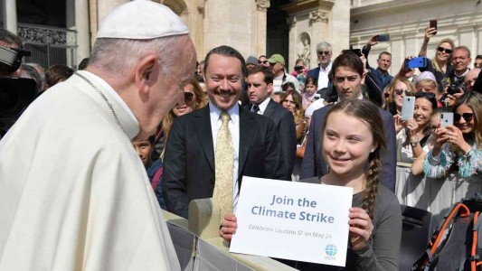 Greta Thunberg y el papa Francisco, entre los favoritos al Nobel de la Paz