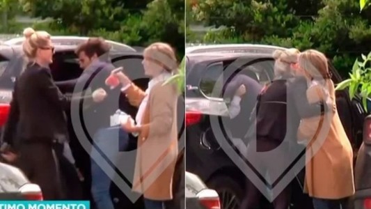 El abrazo de La China Suárez y Laurita Fernández tras la operación de Rufina Cabré