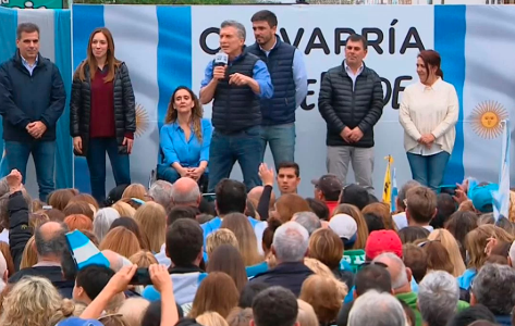 Macri, en Olavarría: "Hay gato para rato"