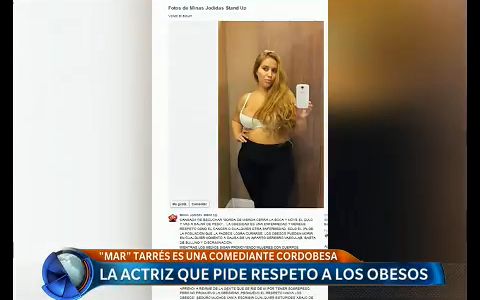 Una actriz cordobesa pide respeto por los obesos