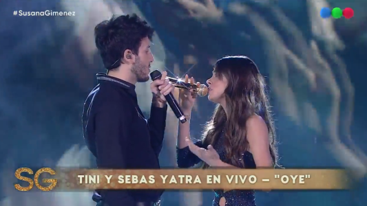 La espectacular canción de Tini y Sebastián Yatra en lo de Susana