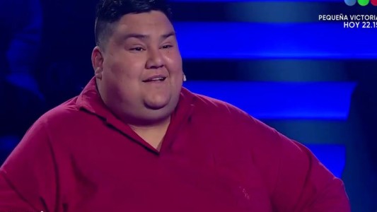 Luisito de "Cuestión de peso" participó en "¿Quién quiere ser millonario?": llegó a pesar 240 kilos y quiere hacerse un bypass gástrico