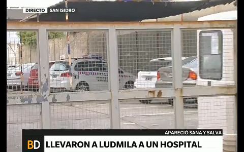 Llevaron a Ludmila a un hospital para hacerle estudios