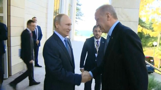Reunión de Putin y Erdogan por la ofensiva turca en Siria