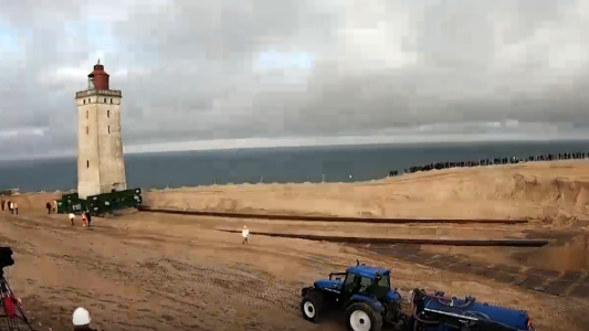 El centenario faro que escapa de la erosión