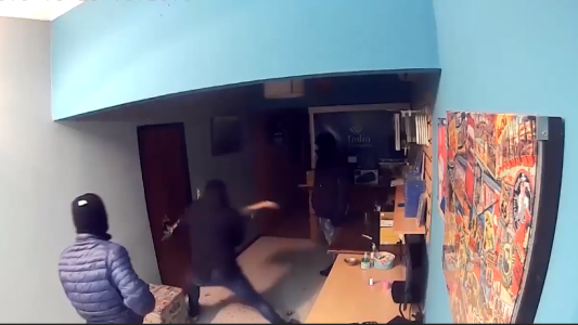 Impresionante robo comando en La Plata