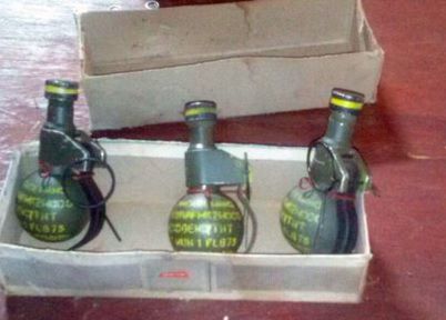 Alerta en Morón: encontraron tres granadas de guerra en la calle