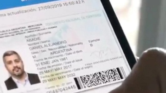 La versión digital del DNI para celulares tendrá pleno valor identificatorio