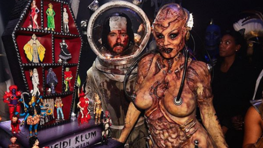 Videos:: el impactante y asqueroso disfraz de Heidi Klum para Halloween