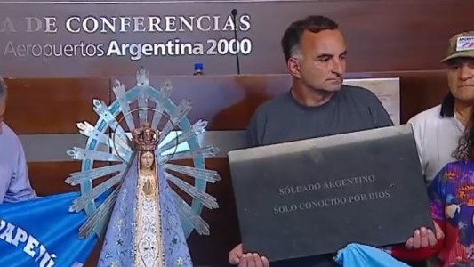 Virgen que estuvo en Malvinas: llegó a la Argentina a 37 años de la guerra