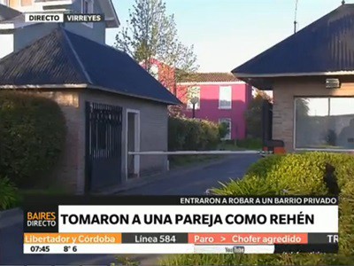 Audaz robo en un country de Virreyes
