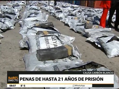 Condenas de hasta 21 años a todos los implicados en la causa "Carbón blanco"