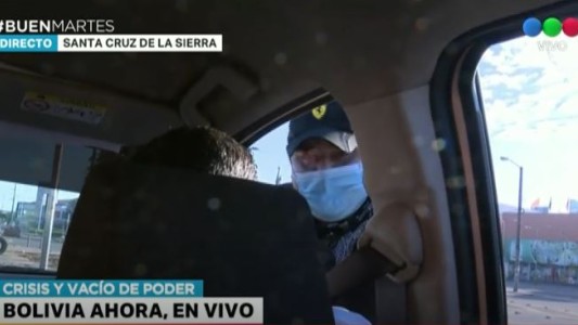 El equipo de Telefe Noticias, requisado cada 200 metros por "controles ciudadanos"