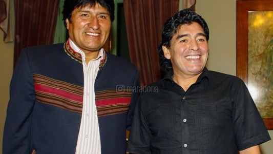 El apoyo de Maradona a Evo Morales: "Lamento el golpe de estado orquestado en Bolivia"
