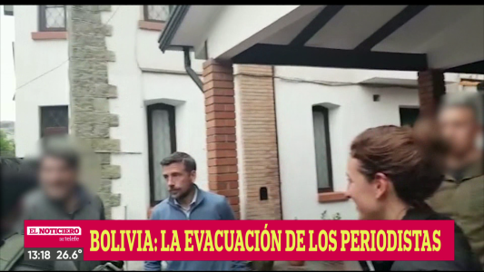 Así fue el operativo para evacuar al equipo de Telefe Noticias de Bolivia