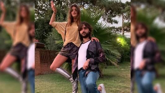 El osado look del novio de Calu Rivero: se sacó una foto posando en bikini