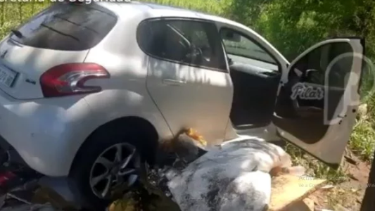 Salidera bancaria y persecución de película