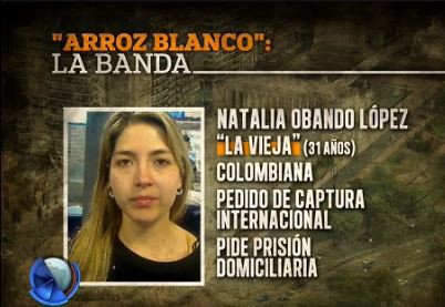 Se entregó "La Vieja", acusada de integrar la banda del "narco arroz"