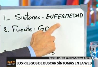 Los riesgos de buscar síntomas en la web