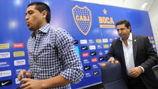 Angelici: "En un partido de fútbol, lo busco a Riquelme, pero luego hay que gestionar"