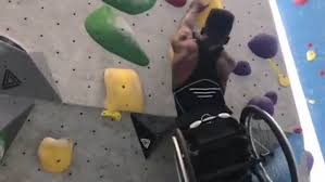 Video: el joven con parálisis cerebral que se dedica a la escalada