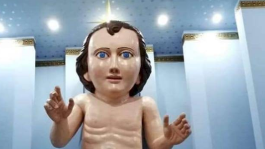 Iglesia mexicana construyó una estatua gigante de Jesús: se hizo viral por su parecido con Phil Collins