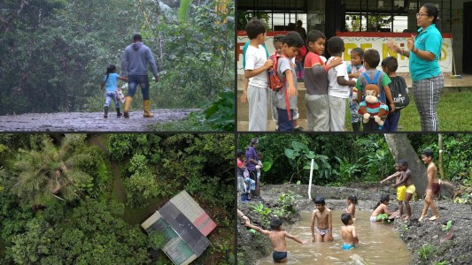 El bosque, escuela para hijos de los sin tierra en Ecuador