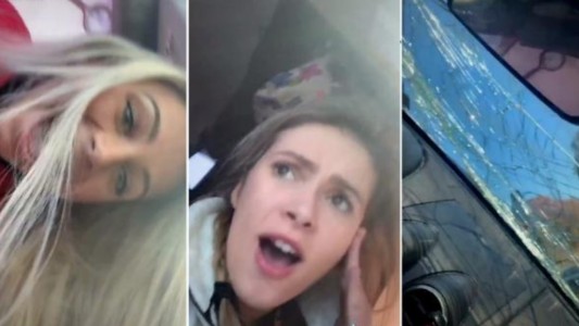 Tras un peligroso accidente, publicaron en Tik Tok un video gracioso mientras esperaban el rescate