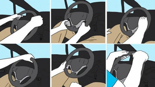 Estudio: la forma de agarrar el volante determina la personalidad