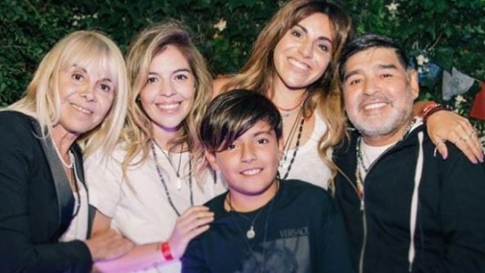Diego Maradona y Claudia Villafañe se reencontraron luego de años de conflictos