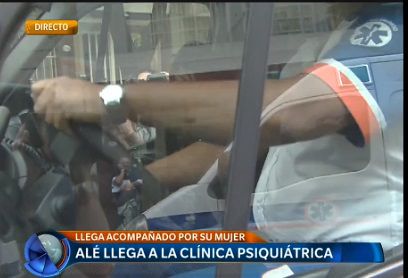 Así llegaba Matías Ale a la clínica psiquiátrica