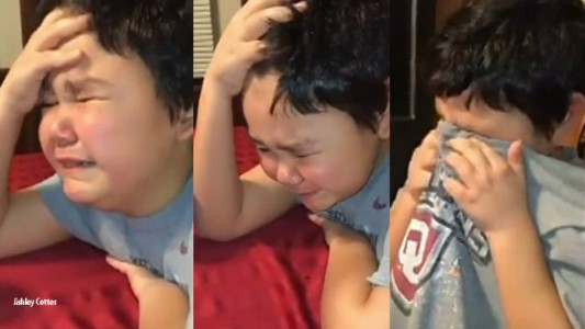 Video conmovedor: el llanto de un nene cuando termina su tratamiento contra el cáncer