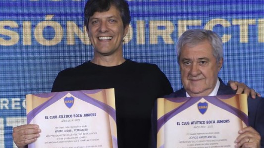 Jorge Amor Ameal asumió como presidente de Boca Juniors: "Vamos por un club distinto"