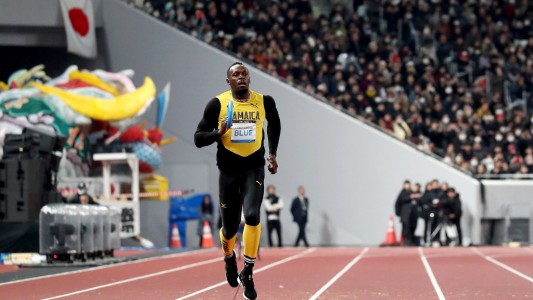 Usain Bolt volvió a las pistas con unos kilos de más y se burló de las críticas