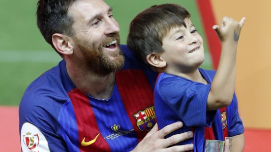 ¿El heredero?: Thiago Messi metió un golazo en las inferiores del Barcelona