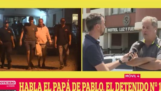 Habló el padre de Pablo Ventura: "nos abrazamos fuerte, lloramos y se desmayó"