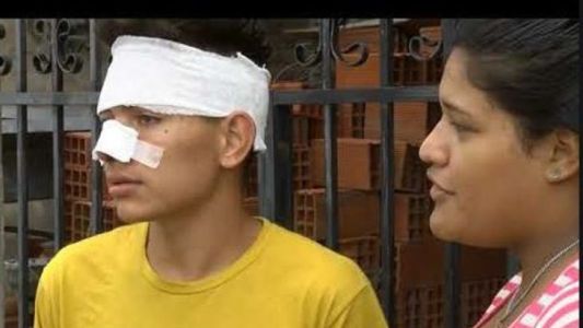 Una patota abusó de su novia, intentó defenderla y le dieron una brutal paliza