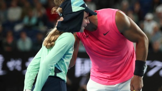 Caballero: el gesto de Rafa Nadal con la niña a la que le pegó un pelotazo y su familia