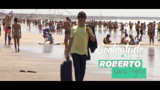 Contratado por un día: Roberto Funes Ugarte se va a la playa y se prueba como carpero