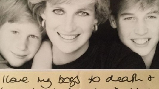 La carta inpedita en la que Lady Di confesó el futuro que quería para sus hijos William y Harry